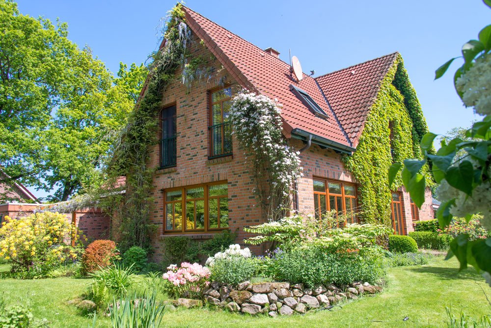 Optik und Klima des Hauses mit Kletter- und Schlingpflanzen bereichern