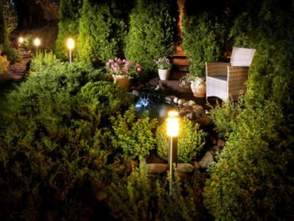 Strommanschluss im Garten