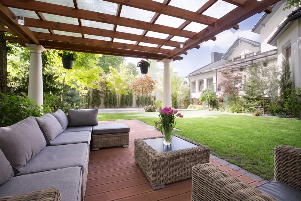 Terrassenmöbel aus Polyrattan