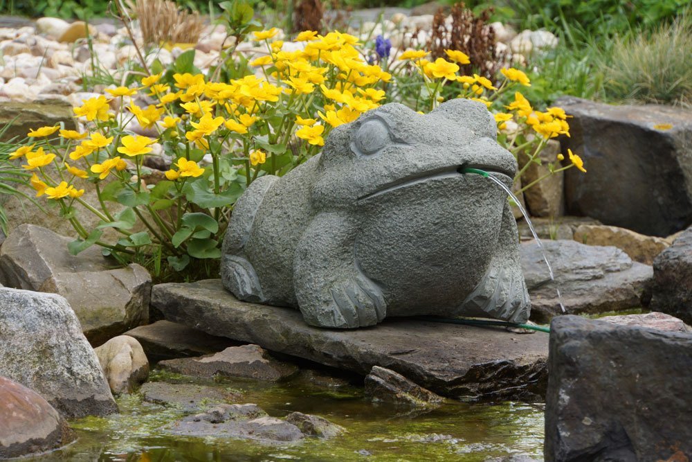 Gartendeko Brunnen Frosch