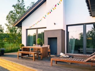große Terrasse gstalten