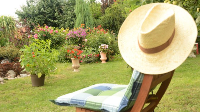 Entspannungsplatz im Garten Garten Hitze Ideen