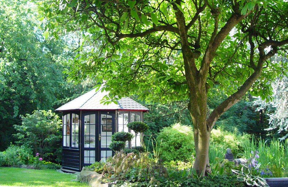 Pavillon im Garten