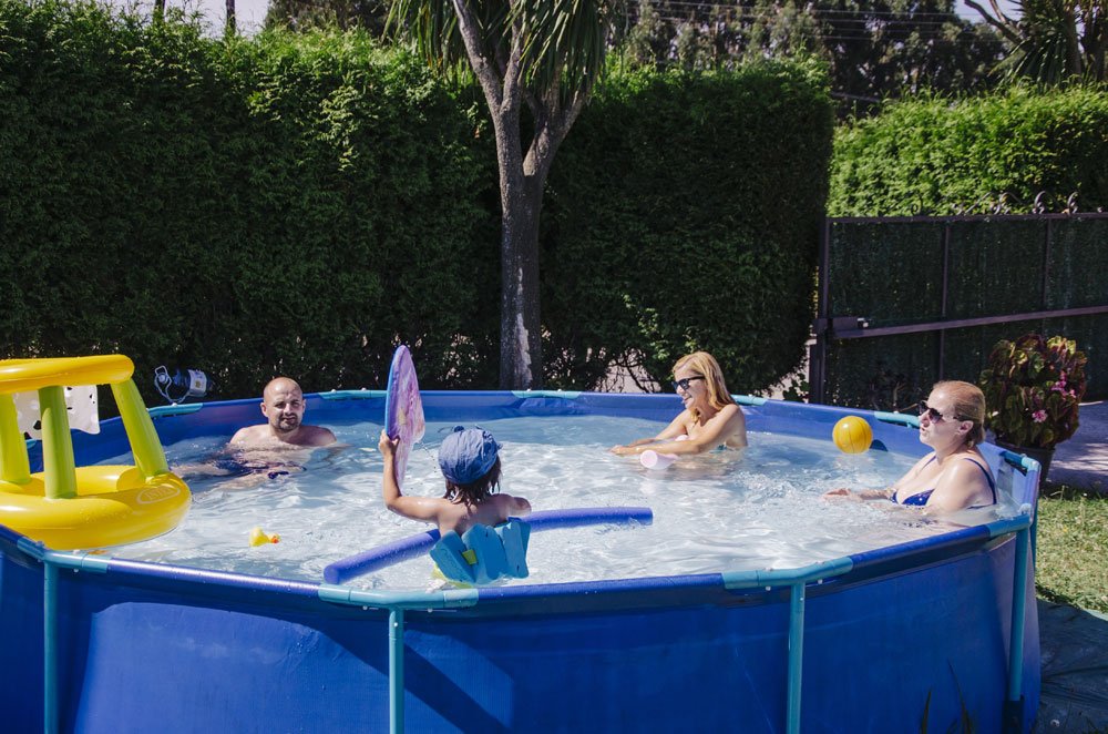 Familienpool im Garten Pool im Garten