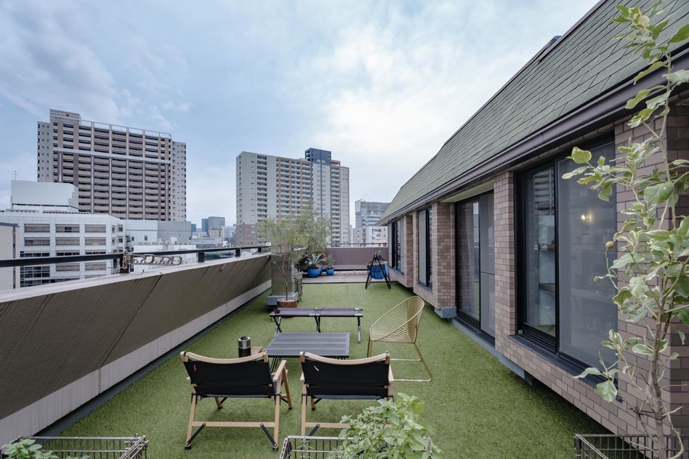 terrasse dachterrasse kunstrasen