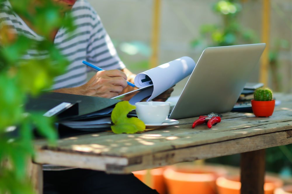 Gartenhaus Homeoffice