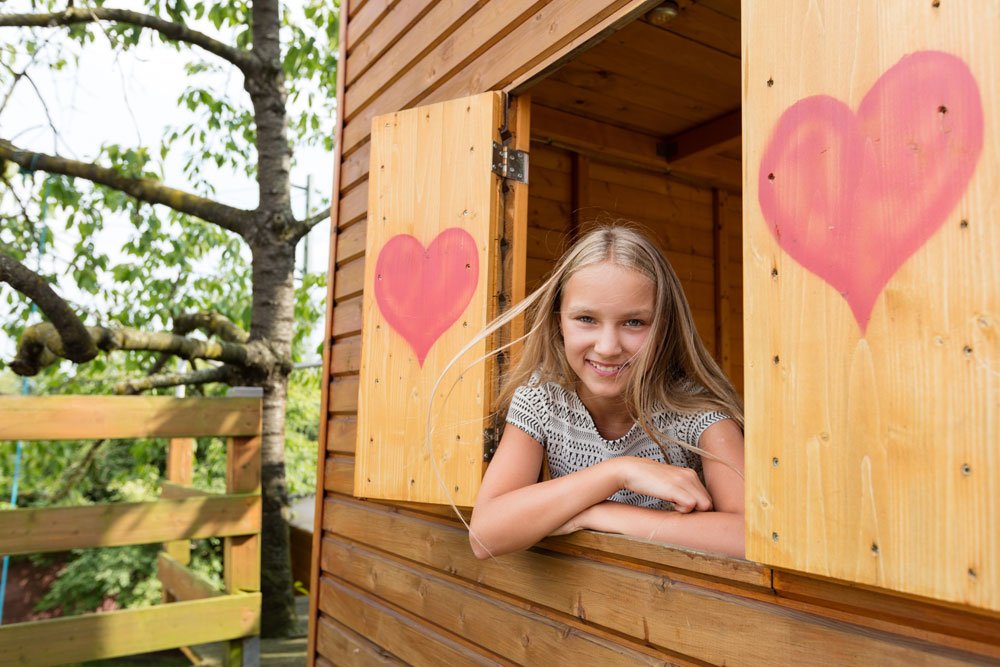 Spielhaus für Kinder im Garten