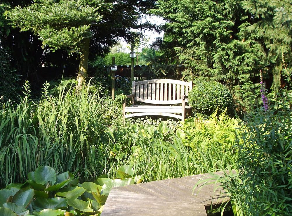 Sitzplatz im Garten Privatsphäre Garten