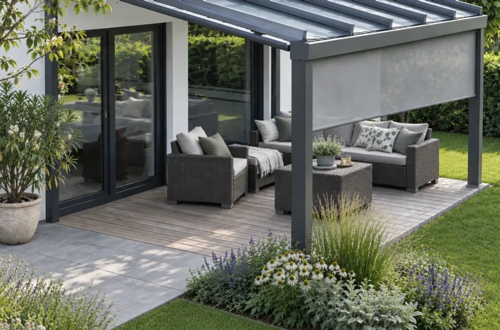 Endlich ein schattiges Plätzchen: Sonnenschutz für die Terrassenüberdachung